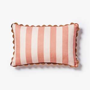 Bonnie & Neil - Bold Stripe Cushion Cover - Clay 40cm x 60cm