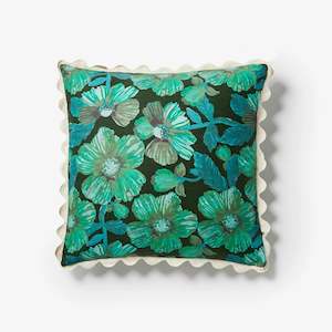 Cushions Throws: Bonnie & Neil - Woodland Emerald Cushion Cover - 50cm