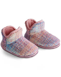 Baby Child: Kip & Co - Pastel Dreams Tartan Sherpa Kids Ankle Boot