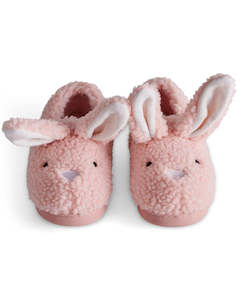 Baby Child: Kip & Co - Fluffy Bunny Sherpa Kids Slippers