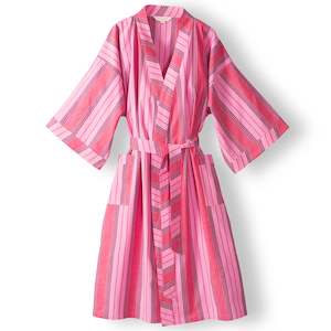 Sage x Clare Bridgette Cotton Bath Robe - Scarlett
