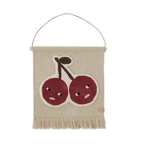 OYOY - Cherry On Top Wall Rug - Red