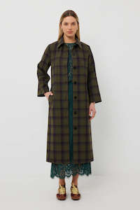 Tuesday - Kamali Coat - Rainforest Check