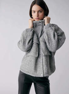 Lifestyle: Esmaee - Weekender Jacket - Ash Chevron