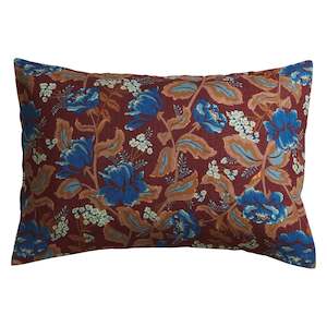 Home: Sage x Clare - Margot Pillowcase set - Mahogany