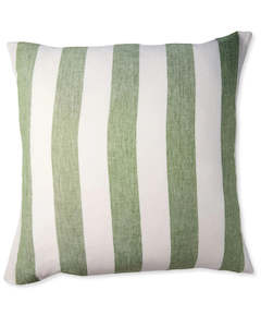 Home: KIP & CO - Moss Stripe - European Pillowcase 2P Set