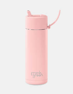 Lifestyle: Frank Green - 20oz Stainless Steel Ceramic Bottle - Blushed