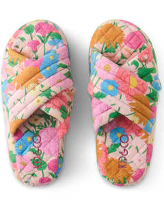 Lifestyle: KIP & CO - Follow The Sun - Quilted Velvet Slippers