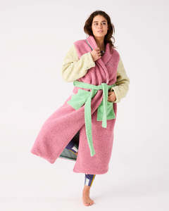 Body Bathroom: KIP & CO - Candy Lane Sherpa Robe - S/M