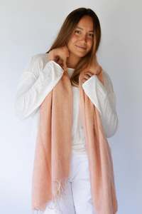 Hats Scarfs: Hobo & Hatch - Amara Scarf/Shawl - Sorbet