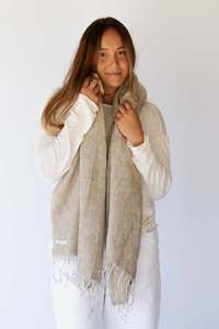 Hobo & Hatch - Amara Scarf/Shawl - Hazelnut
