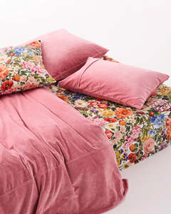 Kip & Co - Cottage Garden - Organic Cotton Fitted Sheet King