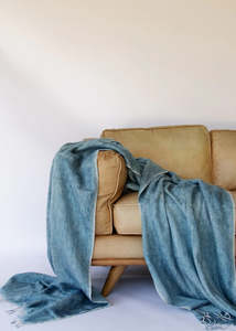 Hobo & Hatch - Amara Blanket/Throw - Ocean