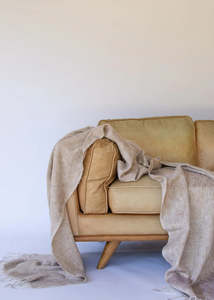 Hobo & Hatch - Amara Blanket/Throw - Hazelnut