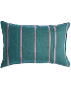 KIP & CO - Wakame Crush Stripe - Linen Pillowcases 2P Std Set