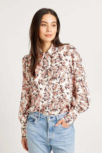 Tuesday - Casino Top - Blossom Print