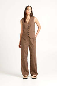 Tuesday - Wood Pants - Mini Houndstooth