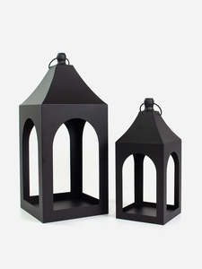 Morrocan Lantern - Black 47cm