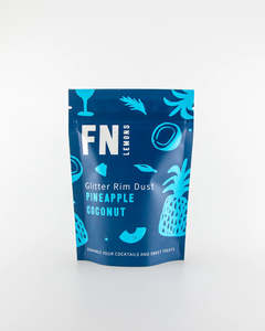 FN Lemons - Glitter Rim Dust - Pineapple Coconut