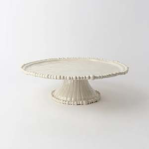 Kitchenware: Melamine Pearl Cake Stand - Sand