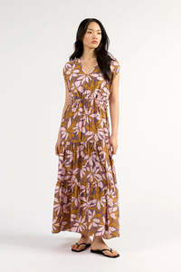 Tuesday - Agne Dress - Amaranth Flower