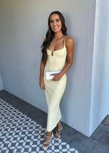 Paris Georgia: Marlow Dress - Daffy Yellow