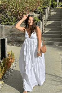 Caitlin Crisp: Esther Dress - White