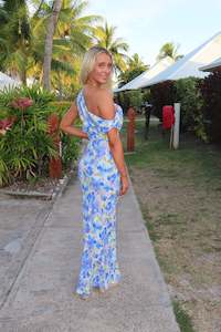 21st: Melon Maxi Dress - Ruby