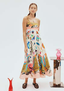 21st: Evergreen Sun Dress - Alemais