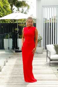 Size 4 6: Verona Gown - Red