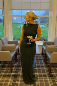 Verona Gown - Sacramento Dark Green