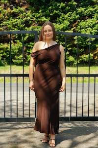 Melon Maxi Dress - Kalamata (Brown)