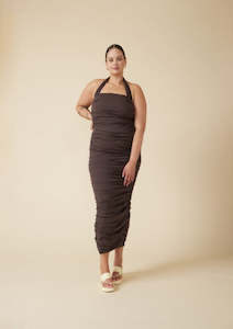 Ariel Halter Dress - Java