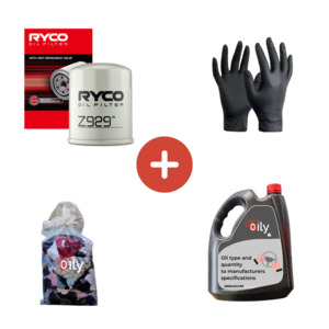 Toyota Service Kit Stage 1 (Oil, Filter + Bonus Cleanup pack)