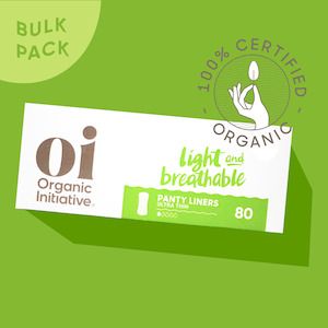 Liners: Oi Organic Panty Liners Bulk 80s