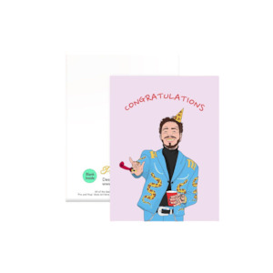 Pro Hop Accessories: Pro & Hop Posty Greeting Card