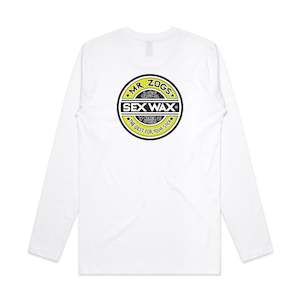 Sexwax Long Sleeve Fade Tee White