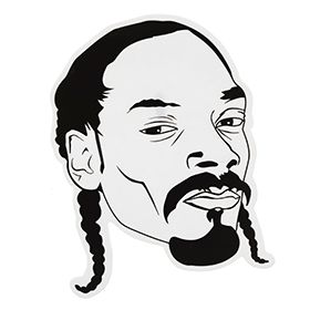Pro Hop Sale: Pro & Hop Snoop Large Sticker