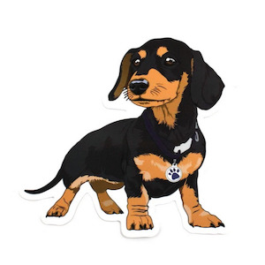 Otis Sale: Pro & Hop Frankie The Sausage Dog Sticker