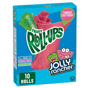 Fruit Roll-Ups Jolly Rancher 10pk Box Past BBD