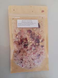 Wild Rose Bath Salts: Wild Rose Bath Salts packet
