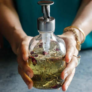 Infused Body Oil: Infused Body Oil - Rose and Lemongrass