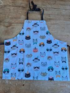 Adult Aprons: Adult Apron Cool Cats