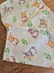 Aprons 1: Children's Apron Easter light green fabric