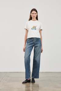 Tops: Screen printed t-shirt in Organic Cotton