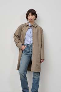 Outerwear: Rizzi Trench Coat in Cotton