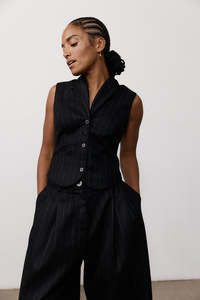 Tops: Mischa Vest in Wool