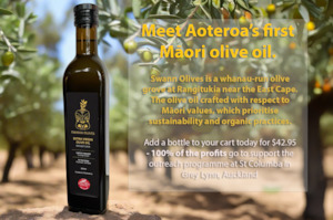 Frantoio: Swann Olives Extra Virgin Olive Oil - help support the cause!
