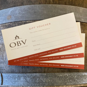 Gift Cards: Gift Voucher Omaha Bay Vineyard
