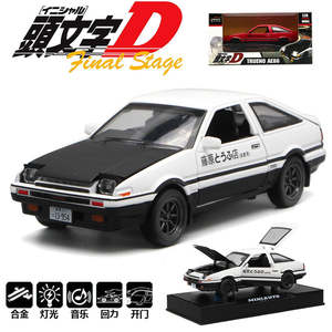 Car Body Style Hatchback: Mini Auto 1/32 Toyota AE 86 Initial D Modern Car Model